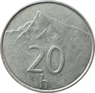 Slovensko 20 Halierov 1996