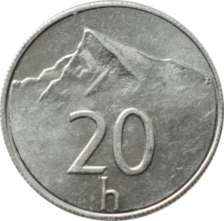 Slovensko 20 Halierov 2002