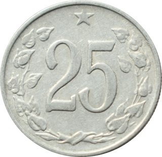 ČSSR 25 Halier 1962