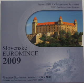 Slovenské euromince 2009 sada