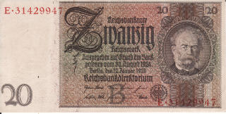 Nemecko 20 Reichsmark 1929