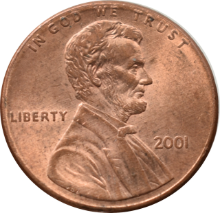 Spojené štáty 1 Cent 2001