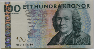 Švédsko 100 Kronor 2001