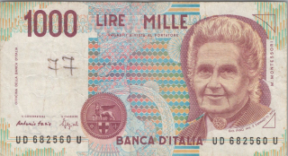 Taliansko 1000 Lire 1990