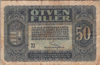 Maďarsko 50 Fillér 1920