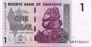 Zimbabwe 1 Dollar 2007