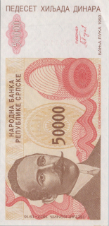 Srbsko 50000 Dinara 1993
