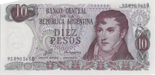 Argentína 10 Pesos 1976