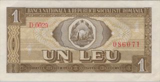 Rumunsko 1 Leu 1966