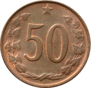ČSSR 50 Halier 1970