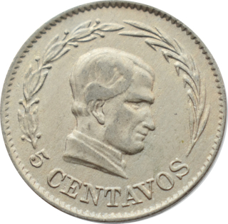 Ekvádor 5 Centavos 1924