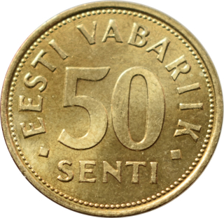 Estónsko 50 Senti 2007