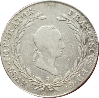 František I. 20 Kreutzer 1825 A