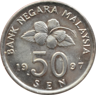 Malajzia 50 Sen 1997