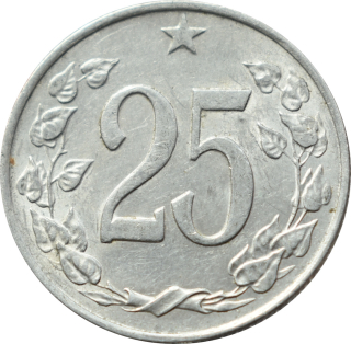 ČSSR 25 Halier 1963