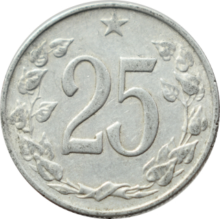 ČSSR 25 Halier 1962