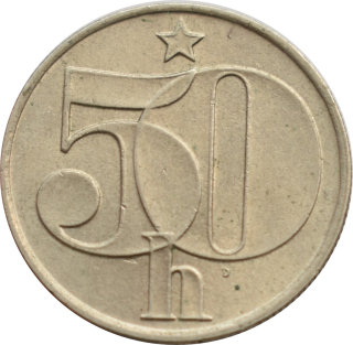 ČSSR 50 Halier 1989