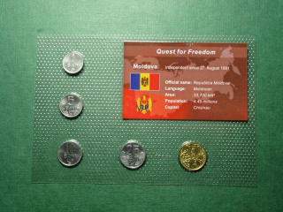 Moldavsko sada mincí 