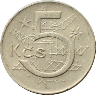 ČSSR 5 Kčs 1975