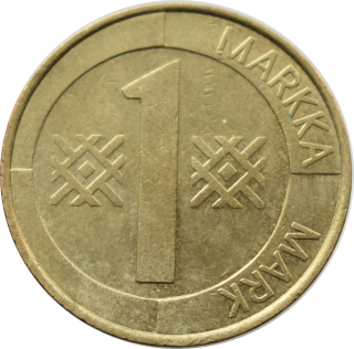 Fínsko 1 Markka 1993