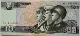 Severná Kórea (KĽDR) 10 Won 2002