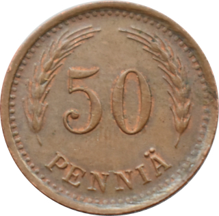 Fínsko 50 Penniä 1942