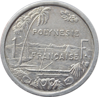 Francúzska Polynézia 1 Franc 1985