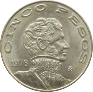 Mexiko 5 Pesos 1976