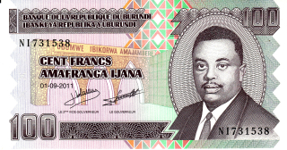 Burundi 100 Francs 2011