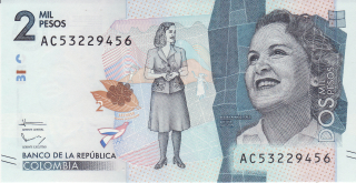 Kolumbia 2 Mil Pesos 2015