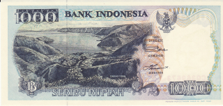 Indonézia 1000 Rupiah 1992